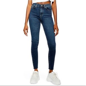 NWT Topshop Petite Jamie Vintage Indigo Jeans
